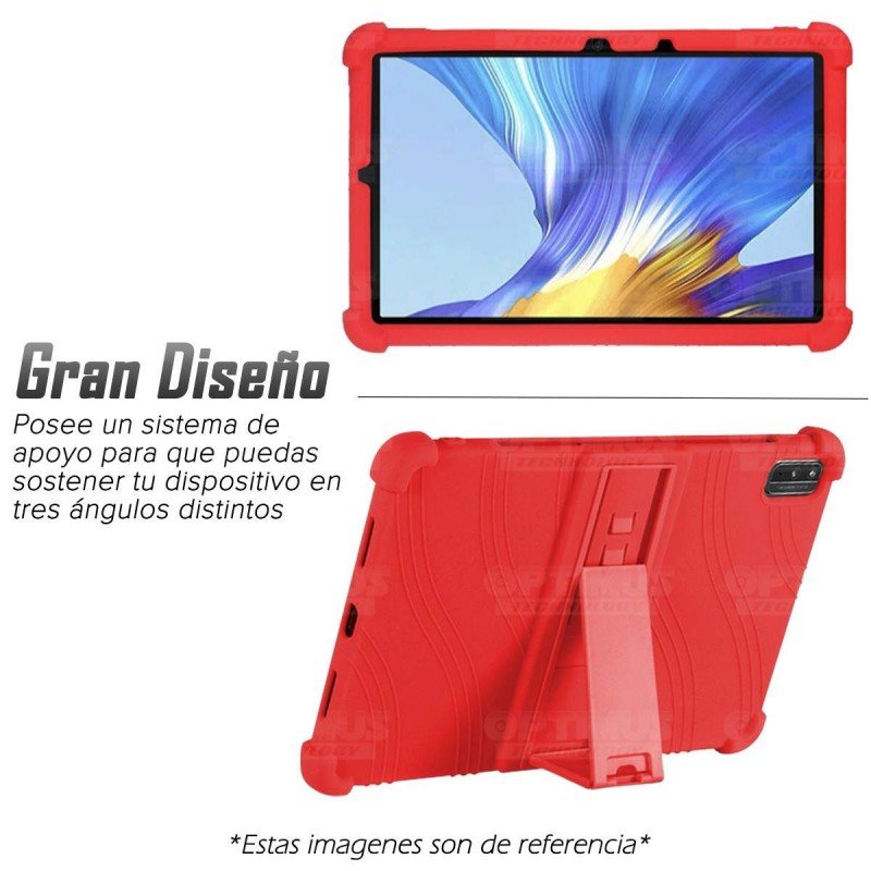 Kit Vidrio templado y Estuche Protector de goma antigolpes con soporte Tablet Xiaomi Mi Pad 5 OPTIMUS TECHNOLOGY™ - 22