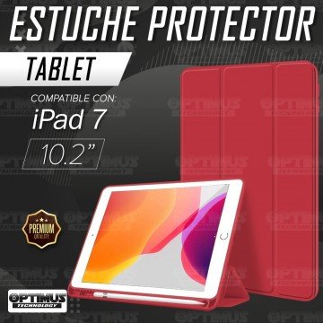 Combo Estuche con porta lápiz Y Vidrio MatteGlass efecto papel para iPad 7 10.2" OPTIMUS TECHNOLOGY™ - 25
