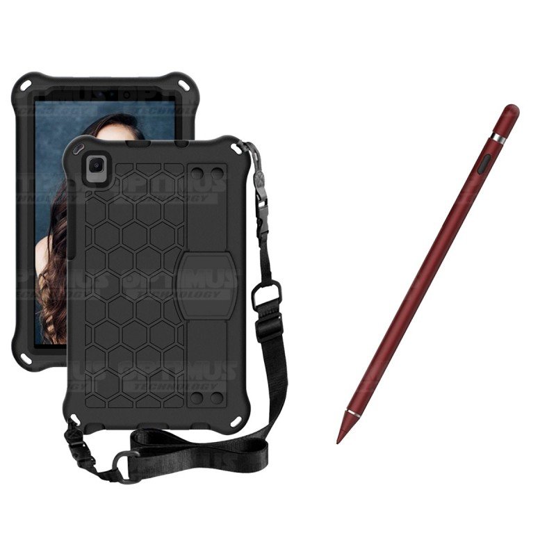 Kit Estuche Protector con Correa Y Lápiz Óptico Digital Stylus Pen para Tablet Samsung Galaxy Tab A7 Lite 8.7 2021 T220 - T225
