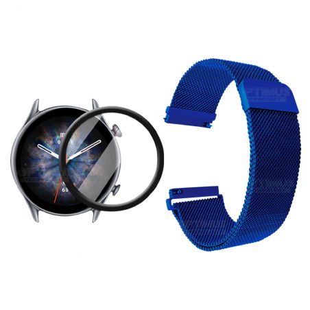 Vidrio Templado Cerámico Y Correa Magnética de Acero Inoxidable 22mm Smartwatch Reloj Inteligente Para XIAOMI GTR 3 PRO