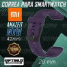 Banda Manilla Correa Reloj inteligente Xiaomi Amazfit GTR 42mm | OPTIMUS TECHNOLOGY™ | CRR-XMI-AF-GTR-42 |