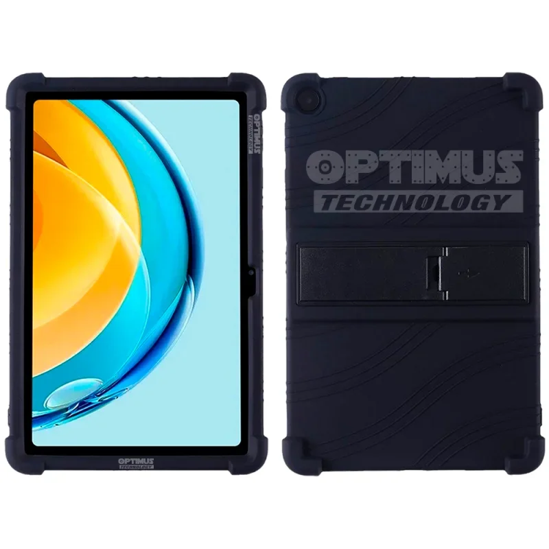 Estuche Case protector de goma Tablet Lenovo M10 Plus 3era Gen 10.6 2022 TB-125FU / TB-128F Anti golpes con soporte