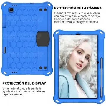 Kit Vidrio Cristal Templado Y Estuche Case Protector para Tablet Lenovo M10  HD TB-X306 Color Rojo