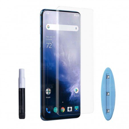 Vidrio templado Protector UV Dispersión Liquida para Celular Smartphone Oneplus 8