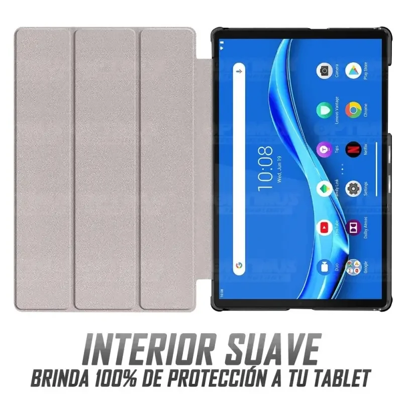Kit Vidrio Cristal Templado Y Estuche Case Protector para Tablet Lenovo M10 Plus Tb-x606f OPTIMUS TECHNOLOGY™ - 17
