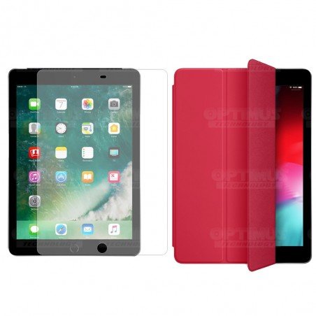 Combo Vidrio Templado Matte Glass Antireflejo Protector Y Estuche Case con Tapa Smart Case iPad 9.7 / Air / 6 / 5 / Pro 9.7