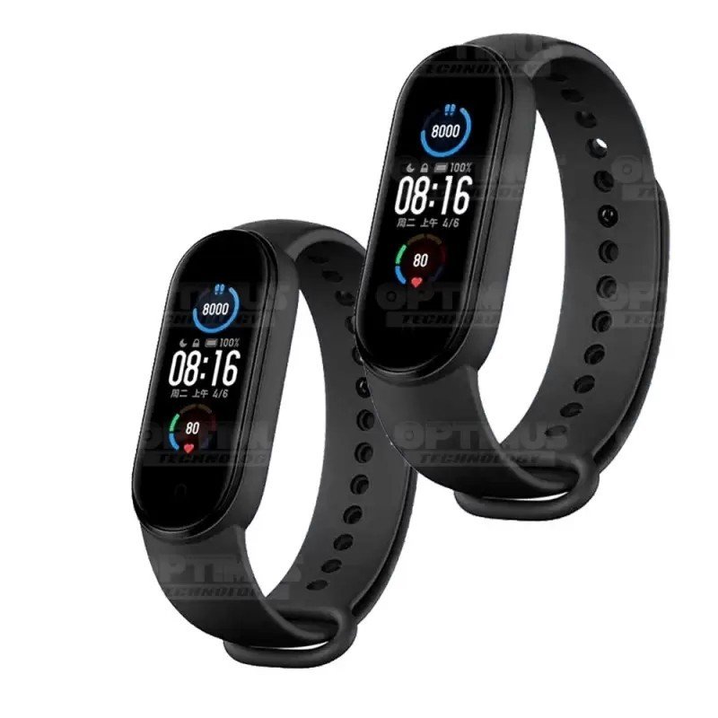 Combo Dos (2) Reloj Inteligente Smartwatch Xiaomi Mi Band 5 Mide Ritmo Cardíaco