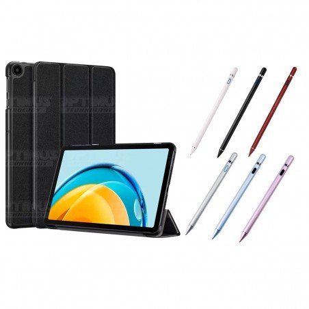 Kit Case Forro Protector + Lápiz Óptico Digital Stylus Pen para Tablet Huawei Matepad SE 10.4 Pulgadas 2023 AGS5-L09 / AGS5-W09