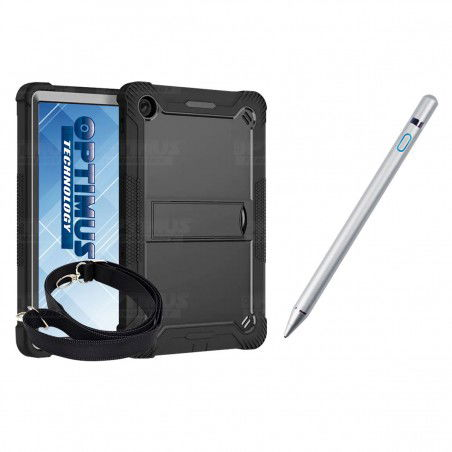 Estuche Protector Correa Y Lápiz Digital Stylus Pen para Tablet Lenovo Tab M10 Plus 3era Gen 10.6 Pulg 2022 TB-125FU / TB-128F