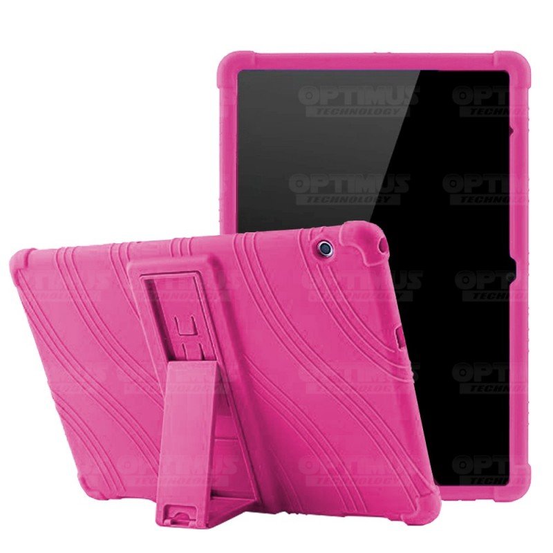 Kit Vidrio templado y Estuche Protector de goma antigolpes con soporte Tablet Huawei T5-10 OPTIMUS TECHNOLOGY™ - 20