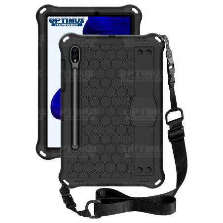 Estuche Protector con Correa Tablet Samsung Galaxy Tab S9 11 Pulgadas Wifi SM-X710 SM-X716B SM-X718U Anti golpes con soporte