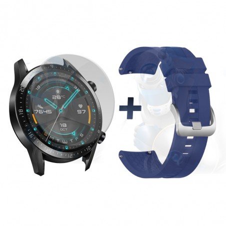 Vidrio Templado Y Correa Smartwatch Reloj Inteligente Huawei Gt 2 46mm