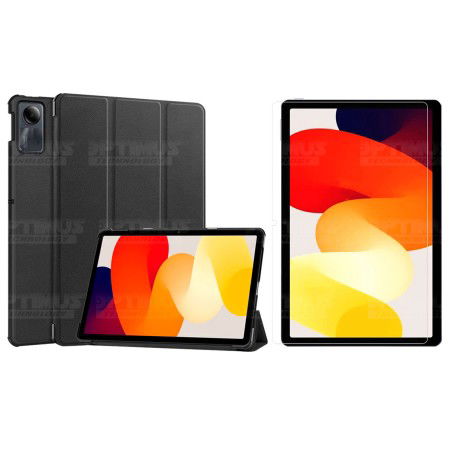 Kit Vidrio Cristal Templado Y Estuche Case Protector para Tablet Xiaomi Redmi Pad SE 11 Pulgadas 2023 Wifi