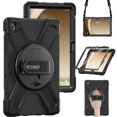 Estuche Protector con Correa y soporte giratorio 360° Tablet Lenovo M10 HD 3rd Generación TB-328 2022 10.1 Pulgadas ZAAF0071CO