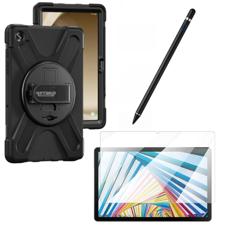 Kit Estuche Protector Correa + Vidrio Templado + Lápiz Digital para Tablet Lenovo M10 HD 3rd Gen TB-328 2022 10.1 ZAAF0071CO