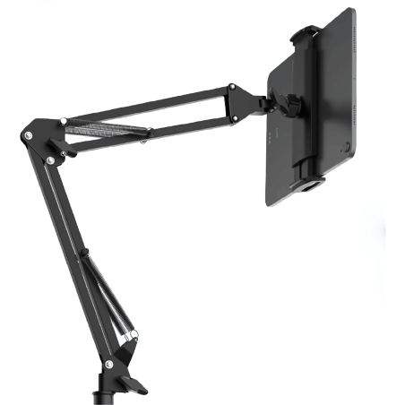 Soporte de Brazo Base para Tablet y Celular de 1.70cm con Expansión maxima de 19cm para Oficinas OPTIMUS TECHNOLOGY