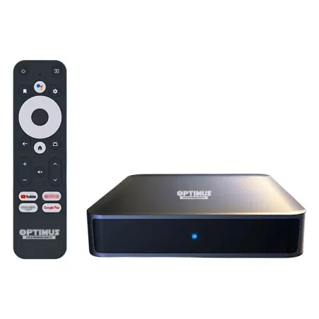 OPTIMUS TV GD2 4K TV Box Android TV Wi-Fi 5G Ultra HD Función de Chromecast con Google Assintant Android tv 12