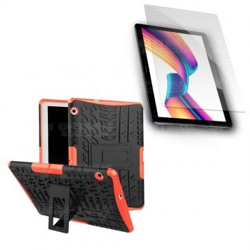 KIT Vidrio templado y Estuche Case Protector anti-golpes TPU Tablet Huawei T3-10 OPTIMUS TECHNOLOGY™ - 1