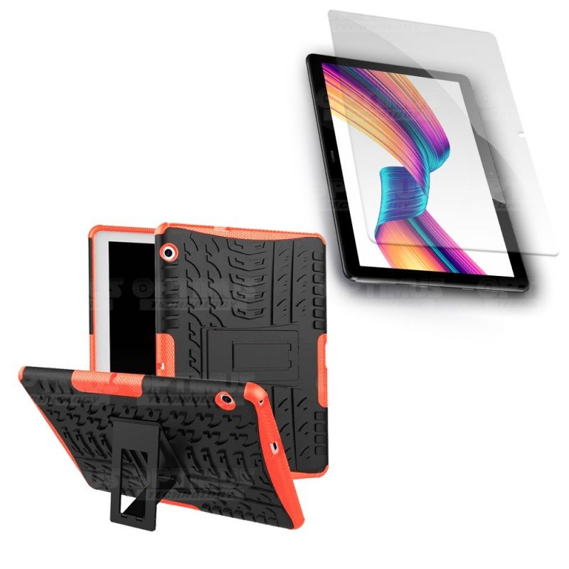 KIT Vidrio templado y Estuche Case Protector anti-golpes TPU Tablet Huawei T3-10 OPTIMUS TECHNOLOGY™ - 6