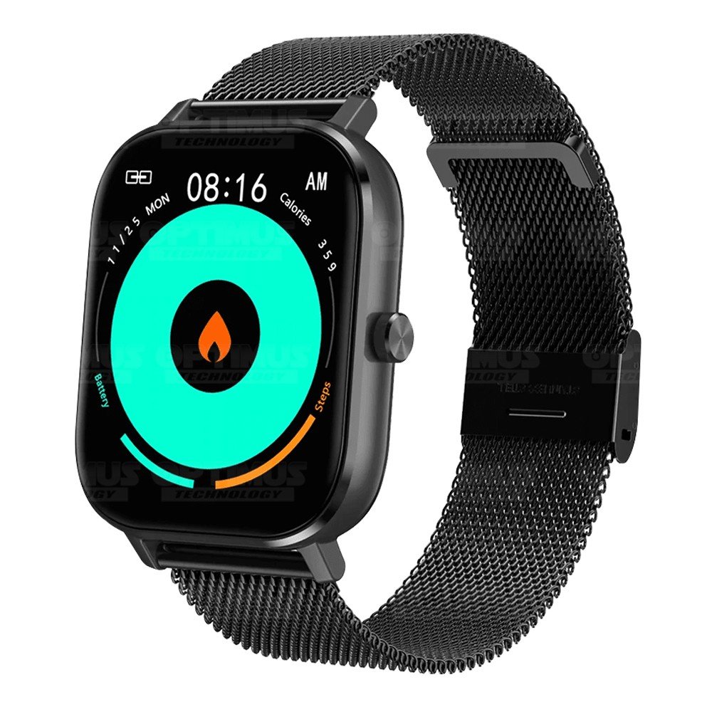 Smartwatch Reloj Inteligente DT35 Llamada Bluetooth Compatible Android IOS  Color Negro