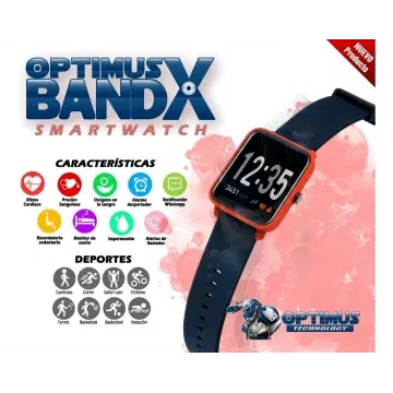 SmartWatch Reloj Inteligente OPTIMUS BAND™ X (COLMI DORIC) | OPTIMUS TECHNOLOGY™ | OPTBX |