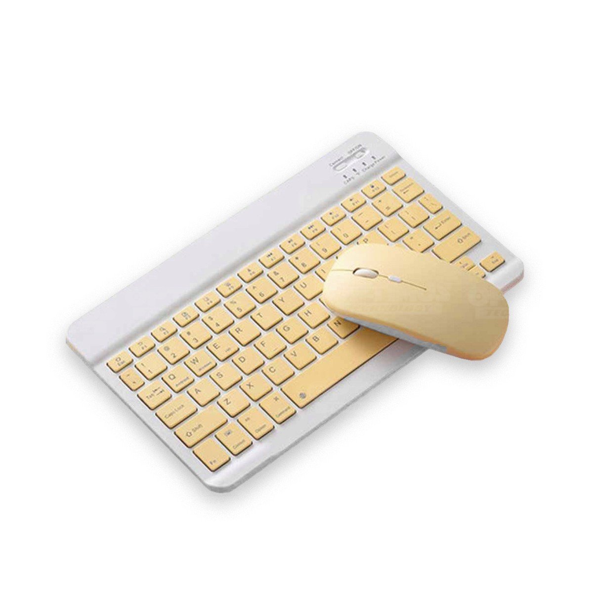 Kit teclado y Mouse Ratón Bluetooth para PC - Tablet - Celular Android iOS  Windows Color Verde