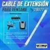 Cable de Extensión / Unión para pasar a través de la ventana Conector F-Hembra Wilson 291177 - Instalaciones WILSONPRO/WILSON EL