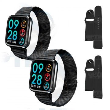Kit Dos 2 Smartwatch Reloj Inteligente OPTIMUS BAND X PRO™ (Smartwatch p70) Compatible Android IOS OPTIMUS TECHNOLOGY™ - 1
