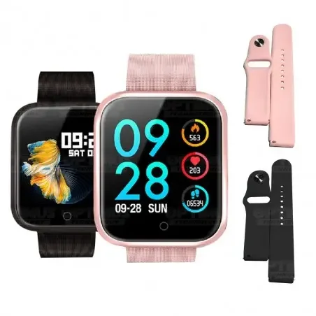 Kit Dos 2 Smartwatch Reloj Inteligente OPTIMUS BAND X PRO™ (Smartwatch p70) Compatible Android IOS