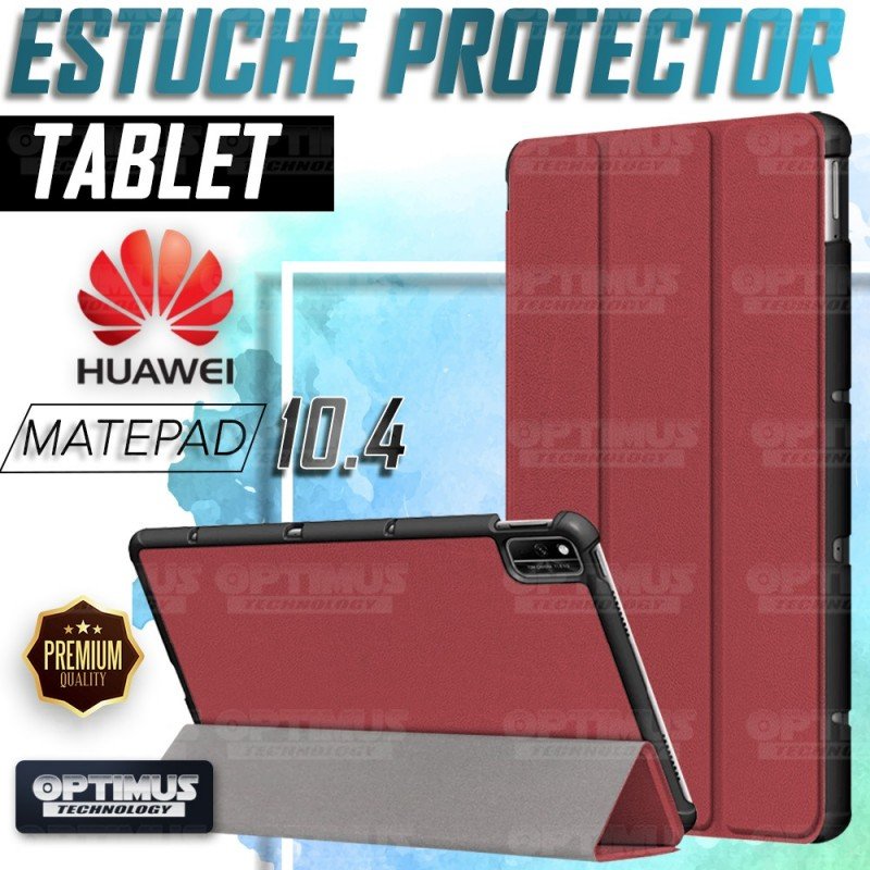Kit Vidrio Cristal Templado Y Estuche Case Protector para Tablet Huawei matepad 10.4 OPTIMUS TECHNOLOGY™ - 9