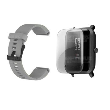 Kit Correa Pulso Y Buff Screen Para Reloj Xiaomi Amazfit Bip | OPTIMUS TECHNOLOGY™ | CRR-HP-BFF-XMI-AFB |