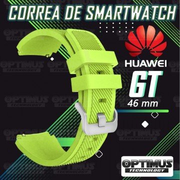 Kit Correa Pulso Manilla de Goma Y Vidrio Templado Huawei Gt 46mm | OPTIMUS TECHNOLOGY™ | CRRY-VTP-HW-GT-46 |