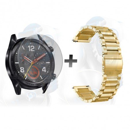 Vidrio Templado Y Correa De Metal Smartwatch Reloj Inteligente Huawei GT 46mm