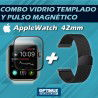 Kit Manilla Pulso Correa Magnética de color Y Vidrio Templado reloj Smartwatch Apple Iwatch serie 1, 2, 3 (42mm) OPTIMUS TECHNOL