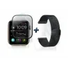 Kit Manilla Pulso Correa Magnética de color Y Vidrio Templado reloj Smartwatch Apple Iwatch serie 4, 5, 6 (44mm) OPTIMUS TECHNOL