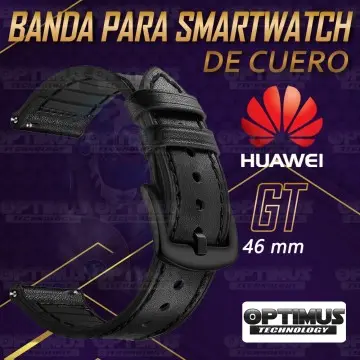 Manilla Correa De Cuero Y Vidrio Smartwatch Huawei Gt 46mm | OPTIMUS TECHNOLOGY™ | CRR-CR-VTP-HW-GT-46 |