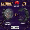 Manilla Correa De Cuero Y Vidrio Smartwatch Huawei Gt 46mm | OPTIMUS TECHNOLOGY™ | CRR-CR-VTP-HW-GT-46 |