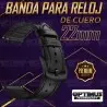 Correa Pulso Manilla de Cuero 22mm (milímetros) para reloj o Smartwatch Casio Xiaomi fossil Huawei Samsung Michael Kors OPTIMUS 