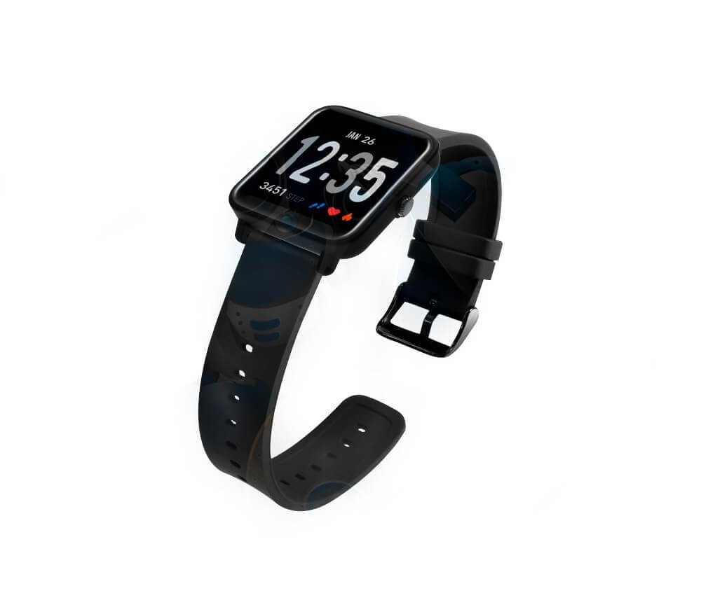 Kit Pulso Correa Y Vidrio Templado Nanoglass Protector Para Reloj Xiaomi Amazfit  GTS 2E Color Azul