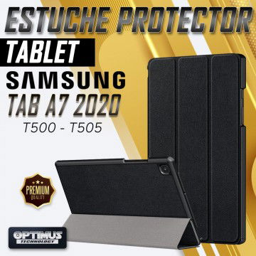 Kit Vidrio templado + Case Forro Protector + Teclado y Mouse Ratón Bluetooth para Tablet Samsung Galaxy Tab A7 10.4 2020 T500 OP