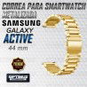 Correa Banda de Metal Magnética Acero Inoxidable 20mm reloj Samsung Galaxy Active 44mm | OPTIMUS TECHNOLOGY™ | CRR-MTL-ACT-44 |