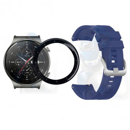 Vidrio Templado Cerámico Y Correa Smartwatch Reloj Inteligente Huawei GT2 PRO