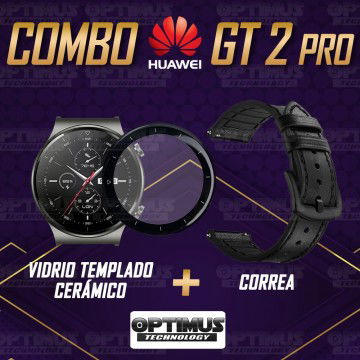 Vidrio Templado Cerámico Y Correa de cuero Smartwatch Reloj Inteligente Huawei GT2 PRO OPTIMUS TECHNOLOGY™ - 14