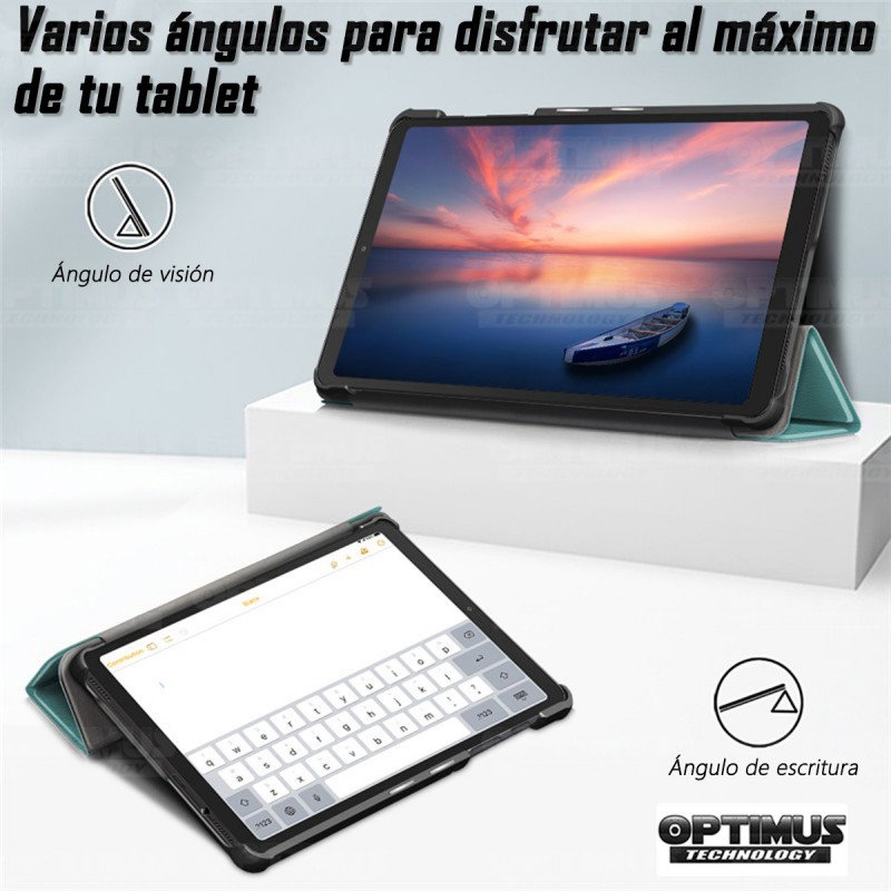 Kit Vidrio Cristal Templado Y Estuche Case Protector Para Tablet Samsung Galaxy Tab A7 Lite 87 9292