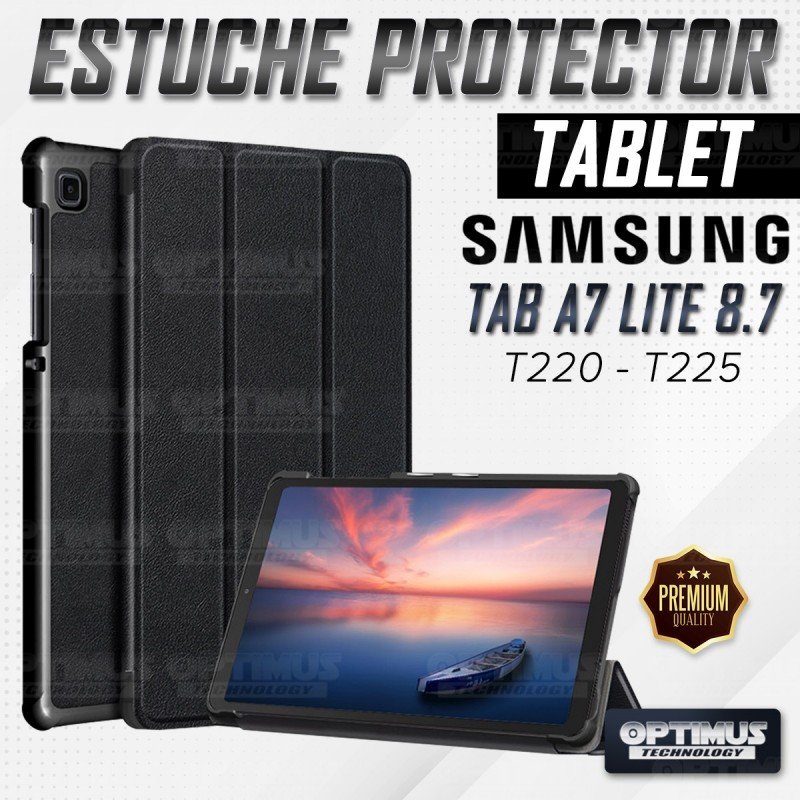 Kit Vidrio Cristal Templado Y Estuche Case Protector Para Tablet Samsung Galaxy Tab A7 Lite 87 3833