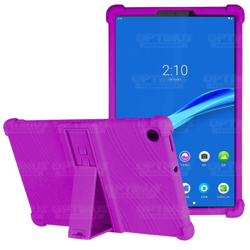 Kit Case Estuche Protector Antigolpes + Teclado Mouse Touchpad Bluetooth para Tablet Lenovo M10 Plus Tb-x606f OPTIMUS TECHNOLOGY