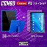 Kit Vidrio templado y Estuche Protector de goma antigolpes con soporte Tablet Lenovo Tab M10 Tb-x505f OPTIMUS TECHNOLOGY™ - 2