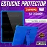 Kit Vidrio templado + Estuche Protector Goma + Teclado con Mouse Touchpad Bluetooth Tablet Lenovo Tab M10 Tb-x505f OPTIMUS TECHN