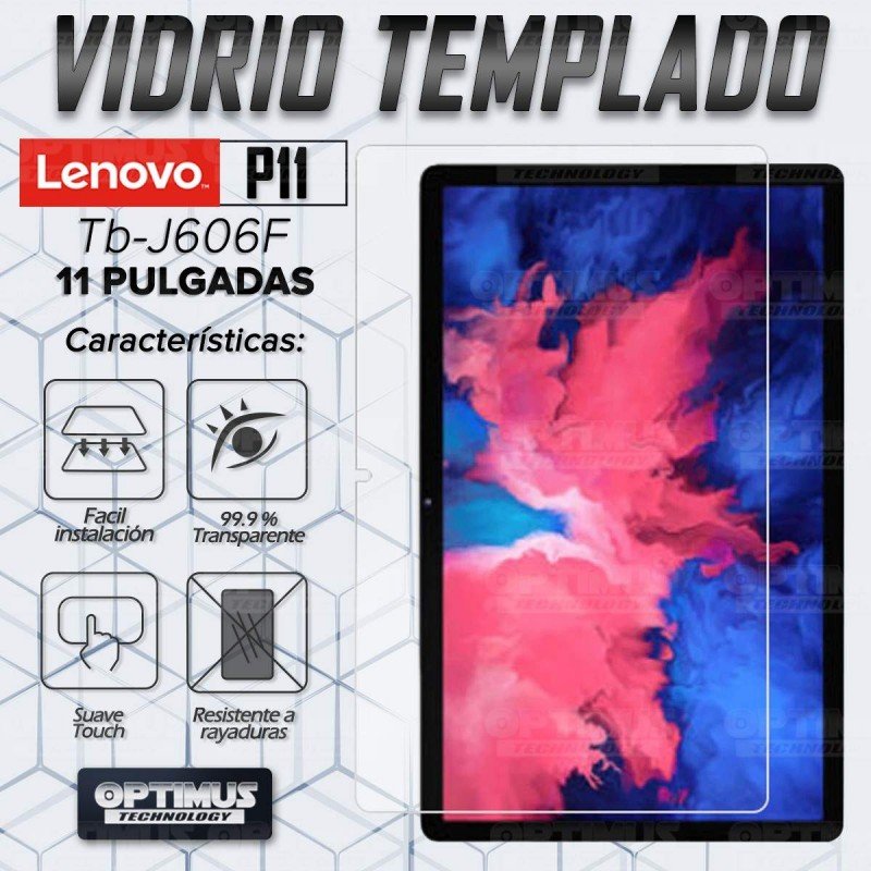 Kit Vidrio Templado Case Protector Teclado Con Mouse Touchpad Bluetooth Tablet Lenovo P11 7798