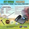 Kit Rural Antena Amplificadora de señal Multibanda Premium 65db Y Celular De Mesa Teléfono ProElectronic Procs-5040w PROELECTRON